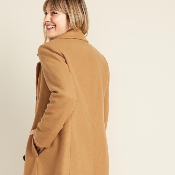 old navy camel coat